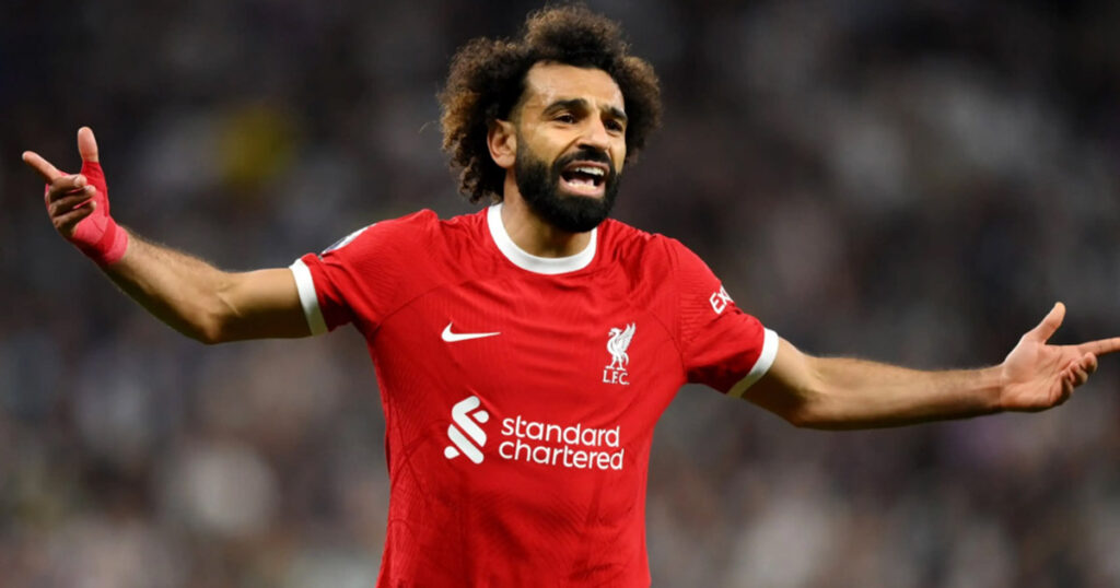 صورة محمد صلاح نجم ليفربول الإنجليزي