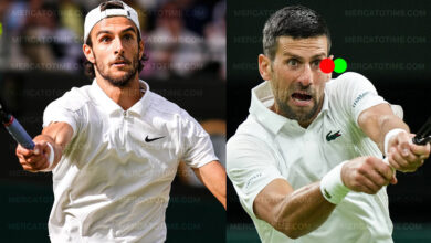 تنس.. نتيجة مباراة نوفاك دجوكوفيتش ولورنزو موسيتي في ويمبلدون 2024
