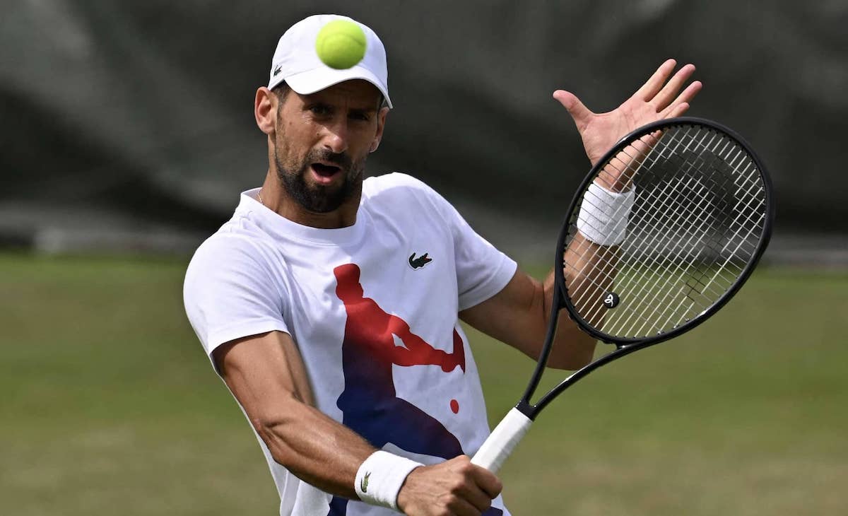 نجم التنس الصربي نوفاك دجوكوفيتش