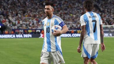 ميسي يحطم رقم علي دائي في قائمة أفضل هداف دولي