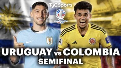 مباشر لحظة بلحظة.. نتيجة مباراة أوروغواي وكولومبيا في كوبا أميركا 2024