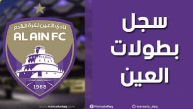 ألقاب وسجل بطولات نادي العين الإماراتي