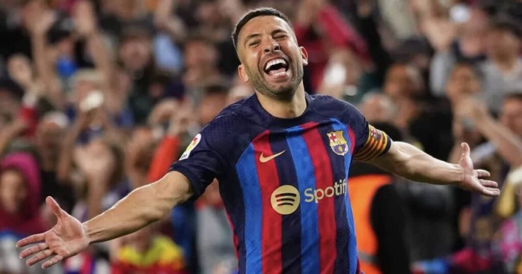 جوردي ألبا بقميص برشلونة