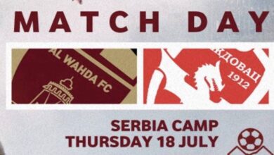 بث مباشر.. نتيجة مباراة الوحدة الاماراتي وفوزدوفاك الصربي الودية