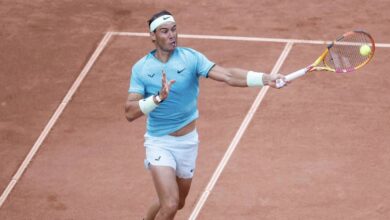 رافائيل نادال في بطولة باشتاد السويدية