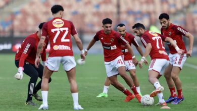 تدريبات النادي الأهلي المصري