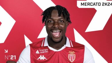 جورج إلينيخينا يعزز هجوم موناكو الفرنسي