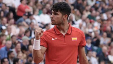 تنس.. كارلوس ألكاراز يُسقط اللبناني هادي حبيب في افتتاح أولمبياد باريس 2024