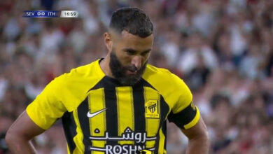 بنزيما يتسبب في خسارة الاتحاد السعودي ضد إشبيلية الإسباني في كأس بويرتا