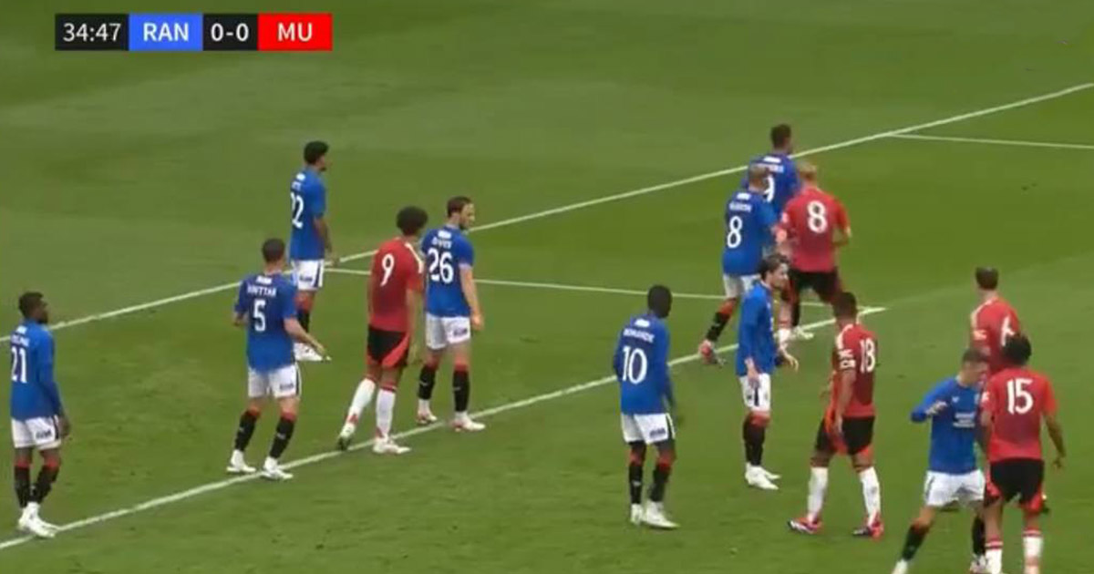 مانشستر يونايتد يهزم رينجرز بثنائية ديالو وهوغيل قبل السفر إلى أمريكا