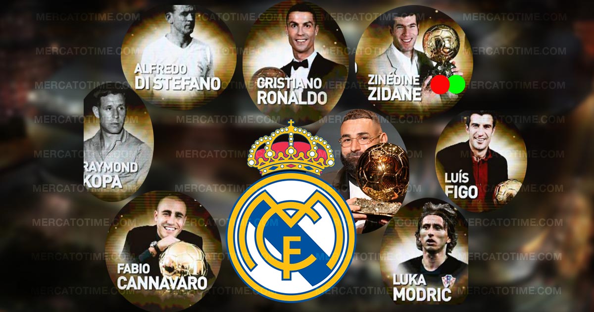تاريخ ريال مدريد مع الكرة الذهبية.. كم مرة فاز بها لاعبيه؟
