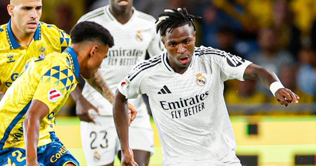 ريال مدريد يتفادى الهزيمة من لاس بالماس بضربة جزاء فينيسيوس