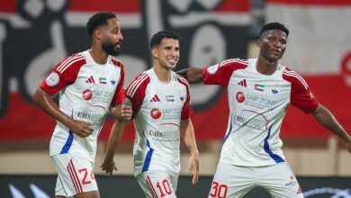 الشارقة ينتصر على كلباء بهدف "فراس بالعربي" في الشوط الثاني