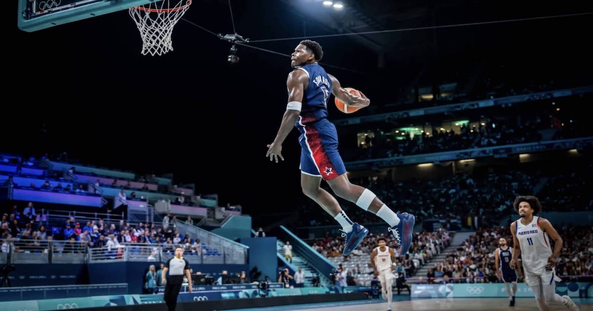 كرة سلة.. أنتوني إدواردز يقود أميركا لاكتساح بورتوريكو في أولمبياد باريس
