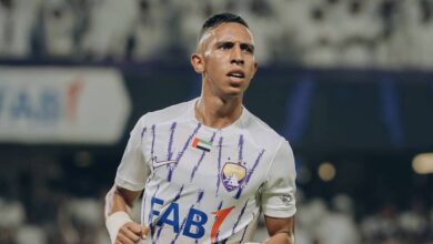 سفيان رحيمي في مباراة العين ضد خورفكان 24-8-2024