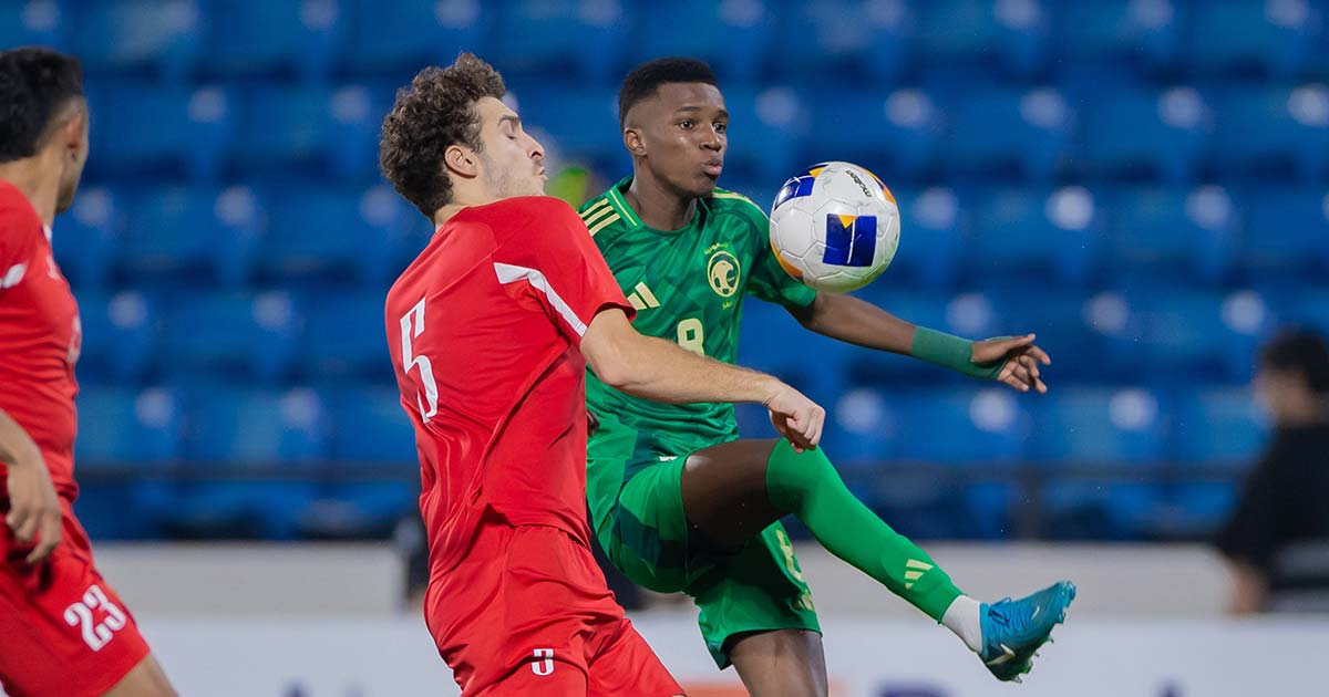 السعودية تنجح في اختبار فلسطين بتصفيات كأس آسيا للشباب