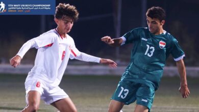 نتيجة مباراة العراق والأردن في كأس غرب آسيا تحت 16 سنة