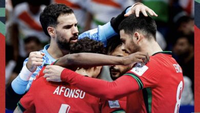البرتغال تستعيد الصدارة من المغرب بفوز "مُجهد" على طاجيكستان في مونديال الفوتسال