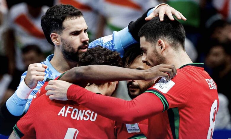البرتغال تستعيد الصدارة من المغرب بفوز "مُجهد" على طاجيكستان في مونديال الفوتسال