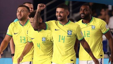 منتخب البرازيل للفوتسال يلتهم تايلاند بتسعة أهداف ويتأهل بالعلامة الكاملة لثمن النهائي