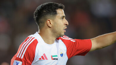 فراس بالعربي يقتنص الفوز للشارقة من دوشنبه بلمسة رائعة