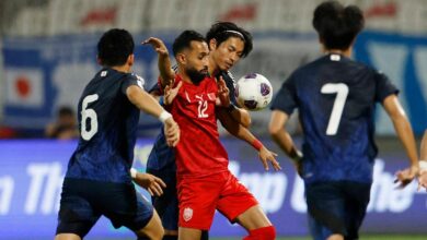 اليابان تكتسح البحرين بخماسية نظيفة في الرفاع