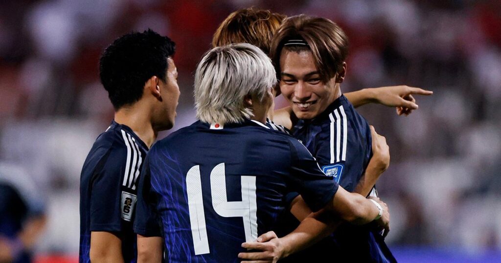 اليابان تواصل نتائجها "القياسية" باجتياح البحرين في تصفيات كأس العالم 2026