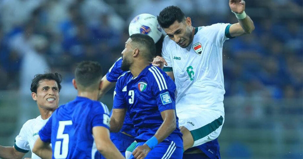 الكويت تفشل في استغلال النقص العددي وتتعادل سلبياً مع العراق