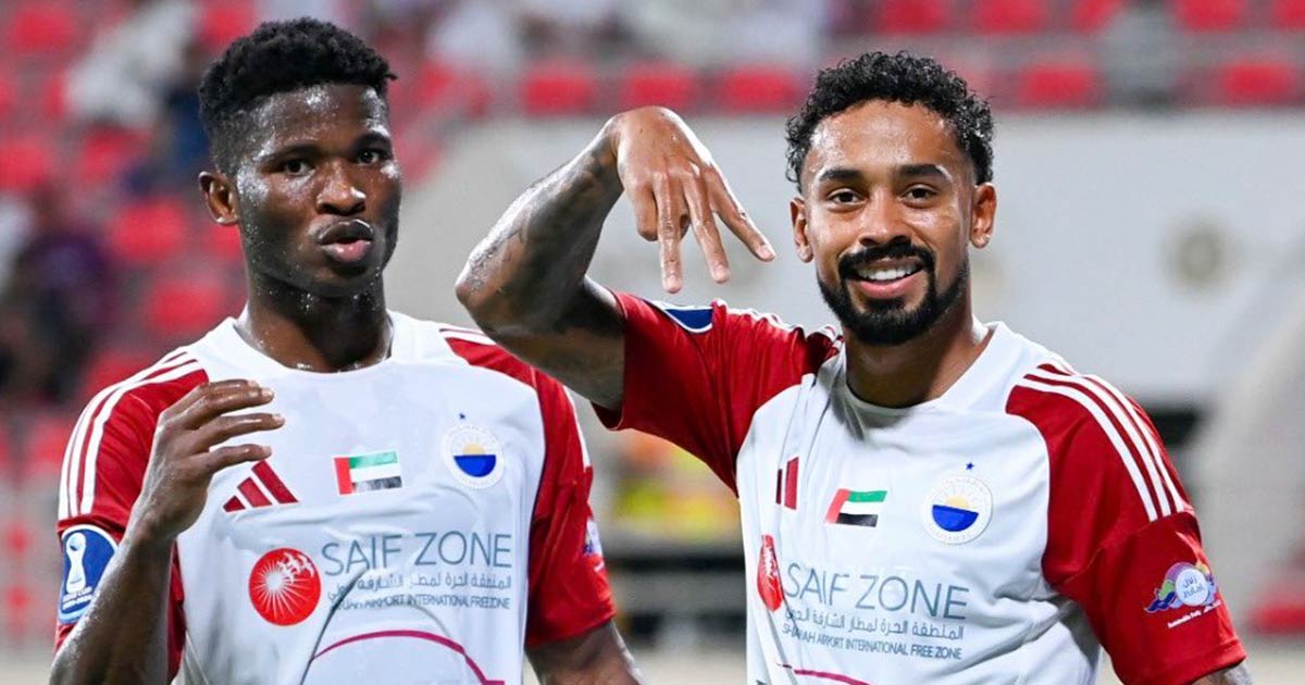 الشارقة يجتاز خورفكان في الدور الأول من كأس مصرف أبو ظبي