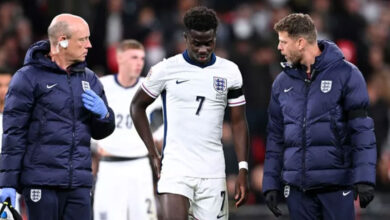 أرسنال يتلقى دفعة معنوية لإصابة ساكا مع اقتراب مباراة ليفربول