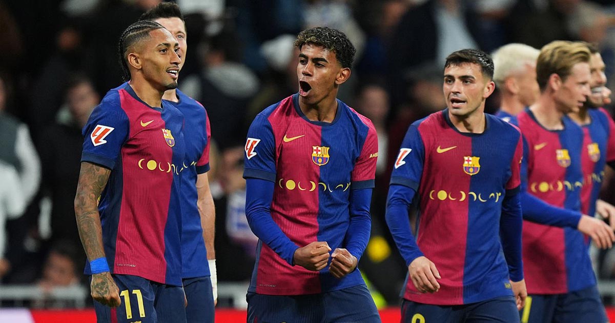 برشلونة يلقن ريال مدريد درساً قاسياً ويهزمه بالأربعة في البرنابيو
