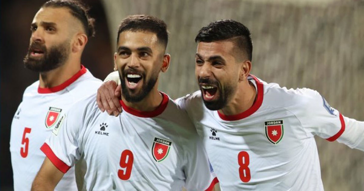 النعيمات وعلوان يقودان الأردن لسحق عُمان برباعية