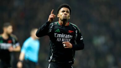 إيثان نوانيري.. موهبة أرسنال الصاعدة تشعل حماس الجماهير بهدف خيالي