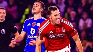 نوتنجهام يضرب ليستر سيتي بثلاثية ويواصل التألق