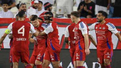 الشارقة يستثمر انهيار بني ياس ويعود بفوز مريح من أبو ظبي