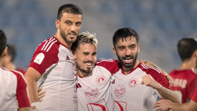 العربي يُسقط الدحيل بهدف "سانشيز" ويتساوى معه في صدارة المجموعة بكأس QSL