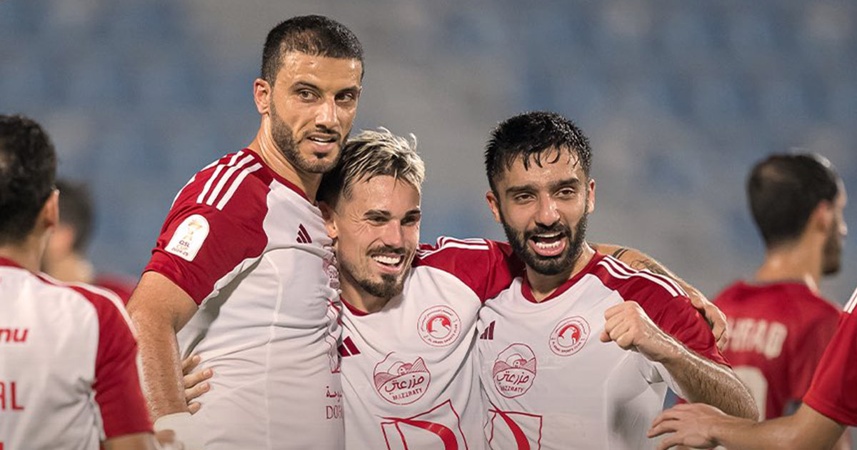 العربي يُسقط الدحيل بهدف "سانشيز" ويتساوى معه في صدارة المجموعة بكأس QSL