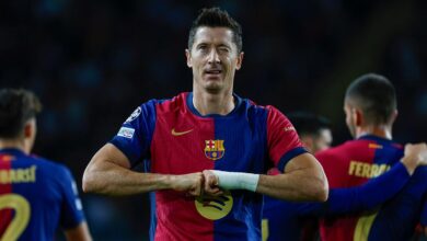 برشلونة يجتاز يونج بويز دون معاناة وليفاندوفسكي يتساوى مع ميسي