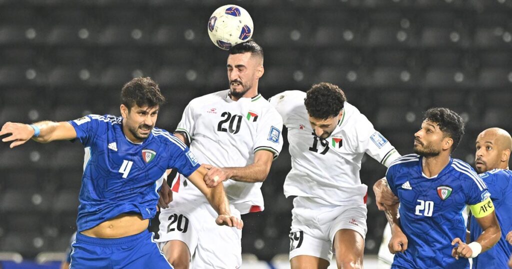 قنبر يحبط الكويت ويمنح فلسطين تعادلاً قاتلاً