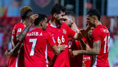 شباب الأهلي يذيق نادي الكويت خسارة مريرة