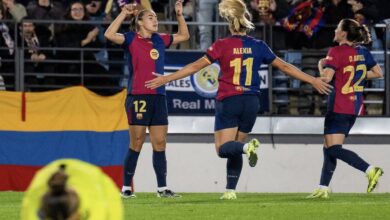 سيدات ريال مدريد يسقطن برباعية أمام برشلونة في كلاسيكو الليغا