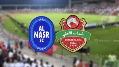 مباشر.. نتيجة مباراة النصر ضد شباب الأهلي دبي في كأس مصرف أبو ظبي