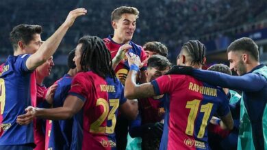 برشلونة يفرط في صدارة مرحلة الدوري بالتعادل مع أتالانتا