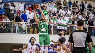 كرة سلة.. بث مباشر سوريا (86-61) الإمارات في تصفيات كأس آسيا.. انتهت