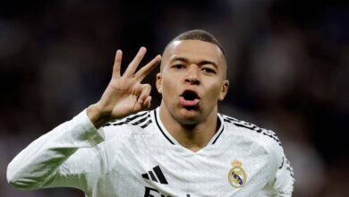 مبابي يغيب عن تدريبات ريال مدريد قبل مواجهة سوسيداد