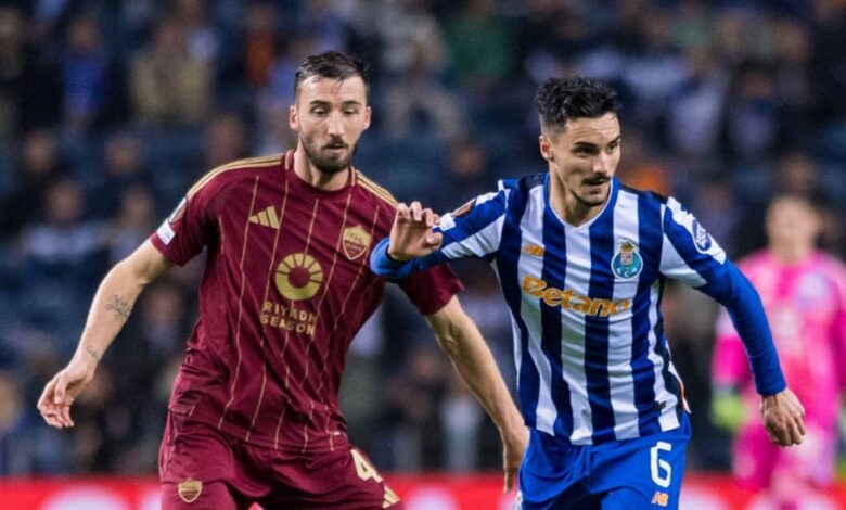 موعد مباراة روما الإطالي وبورتو البرتغالي في الدوري الأوروبي والقنوات الناقلة