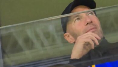 شاهد.. ردة فعل زيدان بعد هدف مبابي أمام مان سيتي