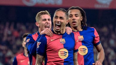 برشلونة يشعل الصراع مع قطبي مدريد بانتصار كاسح على إشبيلية