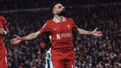 محمد صلاح يسجل ويصنع في مباراة ليفربول وتوتنهام بإياب نصف نهائي كابيتال ون