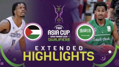 كرة سلة.. السعودية تحسم تأهلها إلى كأس آسيا بعد هزيمة فلسطين بفارق 22 نقطة